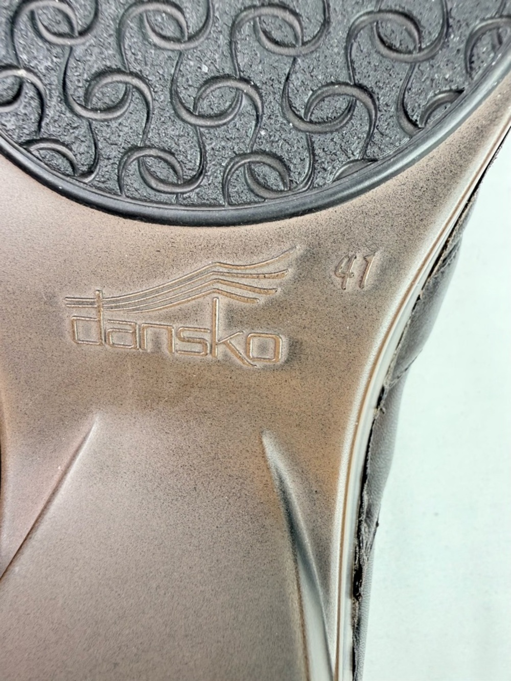 Dansko Tamara Leather Clog Women's Size 41 (10-10.5) Brown Comfort Shoe Slip-on - Picture 5 of 9